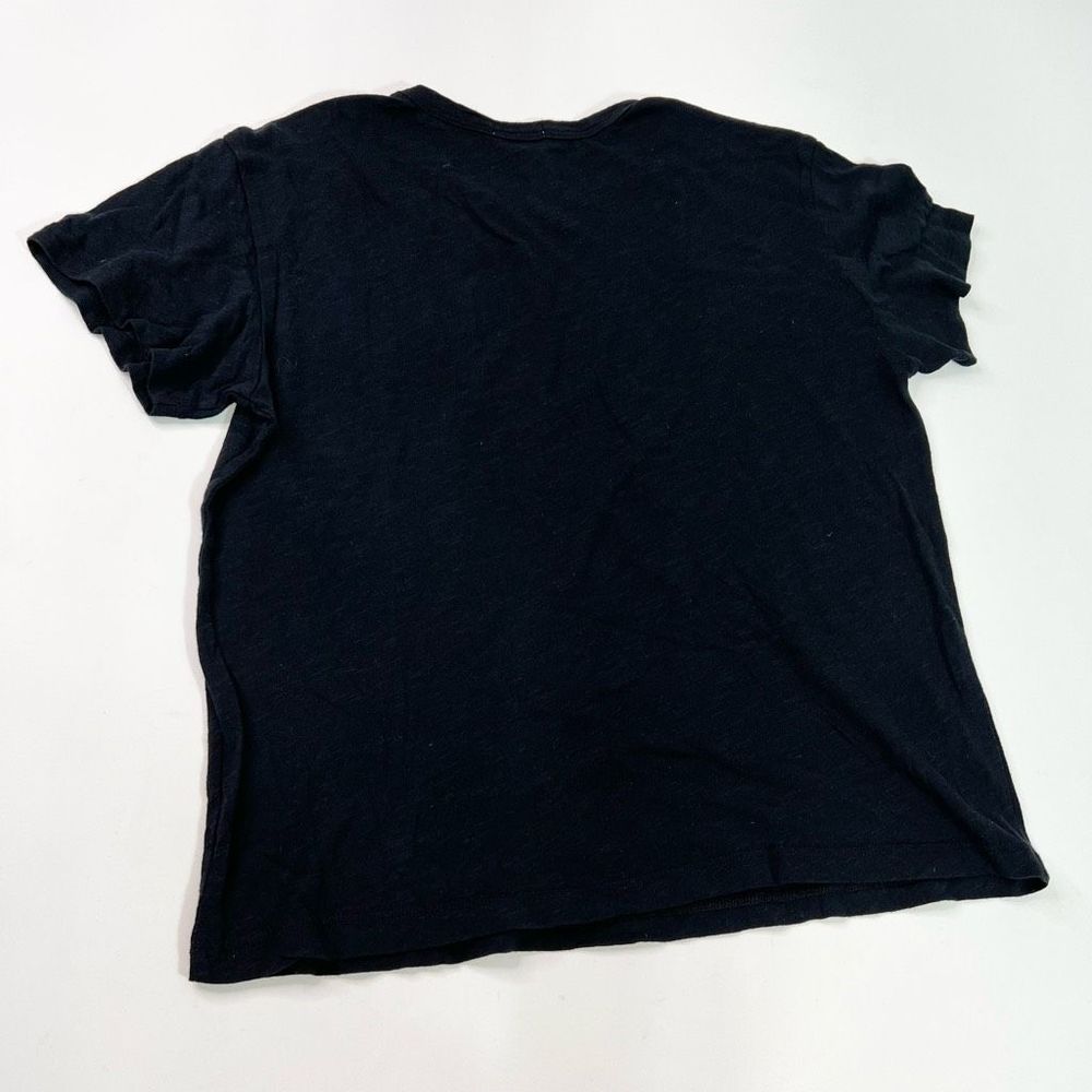 Buck Mason Cotton T-Shirt Womens Medium Black Pullover Short Sleeve Crew Neck - Picture 7 of 8